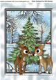Oh! I Do Love Christmas Don't You, Cute Little Deers A4