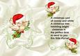 Cute Little Robins in Santa Hat A5 Insert with Verse