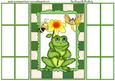 Cute Frog with Flower French Gatefold