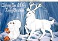 White Stag and Squirrel in Snow Glazier A4