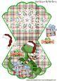Christmas Dragon with Pressies on Rocker Card