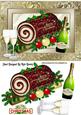 Chocolate Log with Champagne