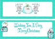Santa with Reindeer and Friends Dl Insert with Verse