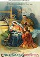 Mary with Baby Jesus in Stable with Animals A4