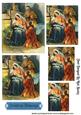 Mary with Baby Jesus in Stable with Pyramids