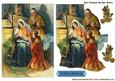 Mary with Baby Jesus in Stable with Animals
