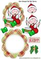 Cute Christmas Baby Rocker Card