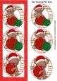 Little Bears with Baubles in Red Dl