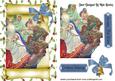 Mary and Joseph in Bethlehem on a Scroll