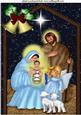 Christmas Nativity with Baby Jesus A4