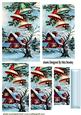 Christmas Bells with Snow Scene Pyramids