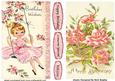 Little Girl on Swing, and Pink Roses Cards