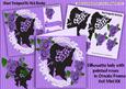 Pretty Silhouette Lady with Purple Roses 8x8 Mini Kit