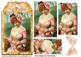 Pretty in Pink with Flowers Vintage Lady Pyramids