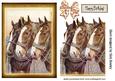 Three Beautiful Horses in Frame