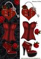 Key to My Heart, with Roses and Basque Tall Dl