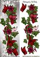 Beautiful Trellis of Flowers with Butterflies , Silver Dl