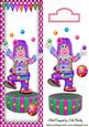 Jolly Clown Juggling with Some Balls Tall Dl