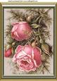Pink Winter Roses with Brambles in Frame A4
