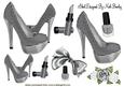 Silver Polka Dot Shoes with Access A4