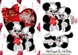 Be Mine! Cute Pair of Love Pandas on a Heart