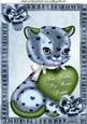 You Make My Heart Purrr! Cute Little Kitty with Heart A4