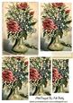 Vintage Flowers in a Vase Pyramids