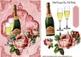 Pink Vintage Roses with Champagne