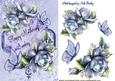 Happy Mothering Sunday Pretty Blue Roses