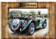 Taking a Ride in a Vintage Sports Car for Birthday A4