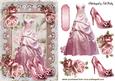 Pink Party Dress with Sparkle Shoes in Rose Frame