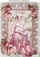 Pink Party Dress with Sparkle Shoes in Rose Frame A4