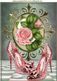 Pink Roses with Pink Sparkle Shoes A4
