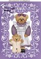 Mummy Bear with Teddy in Ornate Frame A4