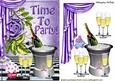 Celebration Time , Time to Party, with Champagne