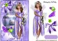 Pretty Faerie in Lilac with Little Bird