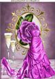 Cerise Gown with Rose, and Champagne A4