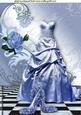 Blue Gown with Blue Rose, Lace Shoes A4