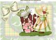 Little Bonnet Girl in the Garden A4