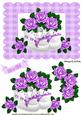 Baby Girl Shoes with Purple Roses