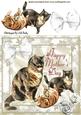 Cute Cat & Kittens for Mothers Day 8x8