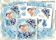 Sweet Vintage Baby Boy with Roses 8x8 Mini Kit