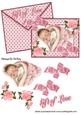 Sweet Dreams Baby Girl on Card & Envelope