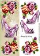 Pretty Roses with Sparkle Shoes Tall Dl