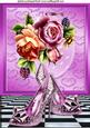 Summer Roses with Pink Sparkle Shoes A4