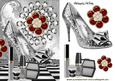 Diamond with Sparkle Shoe and Silver Makeup