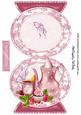 Pretty Teaset in Pink with Roses Quick Card