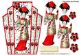 Art Deco Topper Oriental Lady with Red Jewels