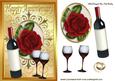Red Wine, Red Rose, for an Anniversary