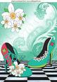 Pretty Shoes with Flowers & Pearls with Daisies